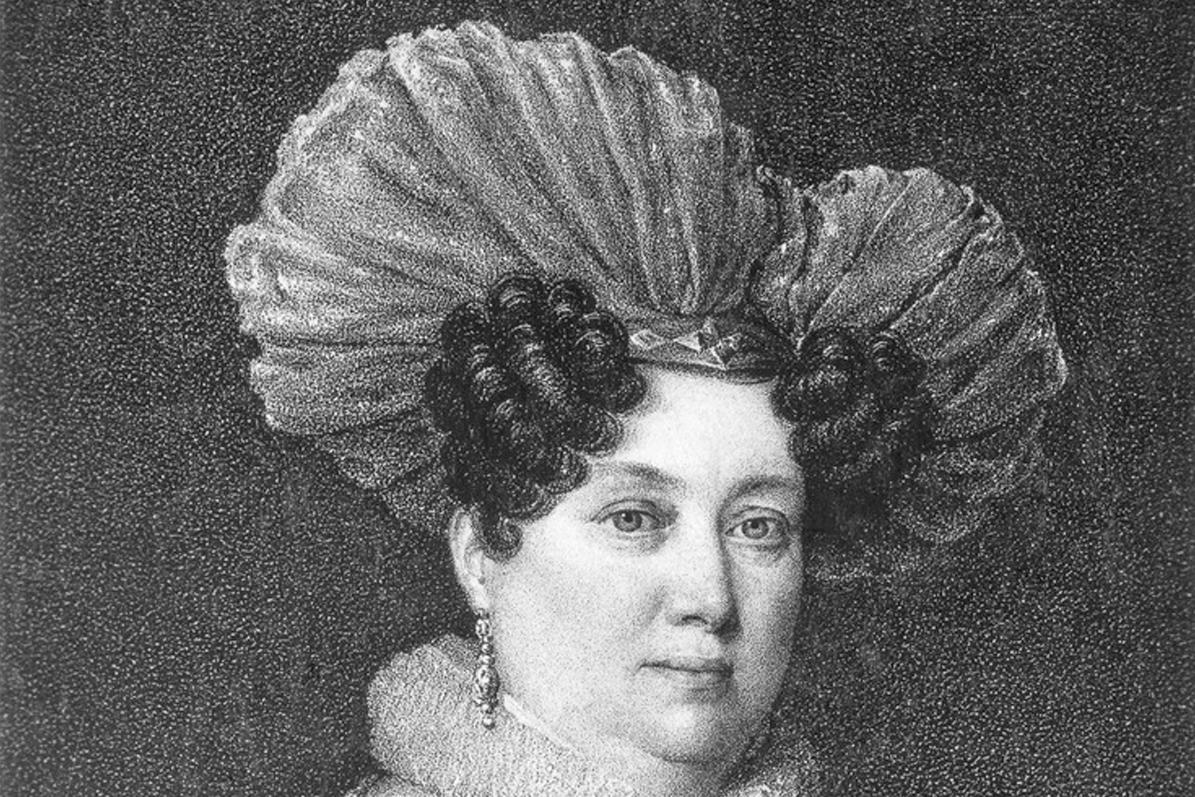 Herzogin Henriette von Württemberg, Kupferstich um 1830