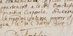 Schutzbrief von 1688.