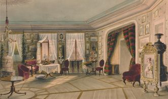 View of the room in 1857