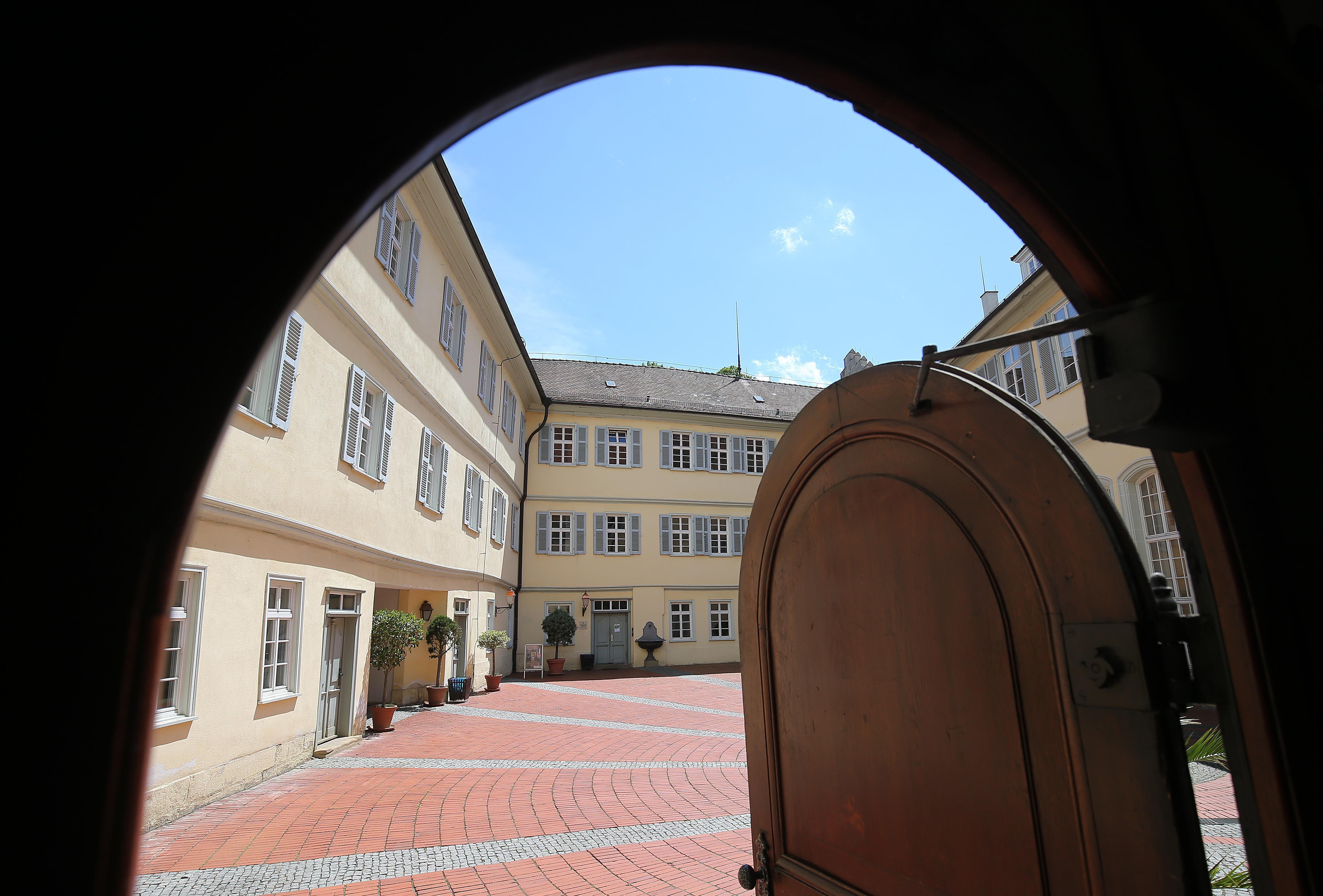 Interior courtyard, Kirchheim Palace