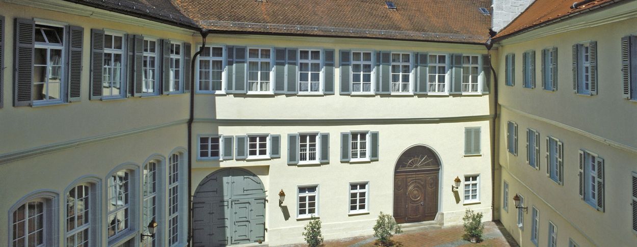 photo: Staatliche Schlösser und Gärten Baden-Württemberg, Arnim Weischer Kirchheim Palace, inner courtyard