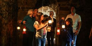 Besucher in Schloss Kirchheim