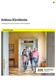 Titelbild des Sonderführungsprogramms für das Schloss Kirchheim Titelbild des Sonderführungsprogramms für das Schloss Kirchheim