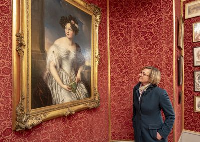 Schloss Kirchheim, Besuch der Ministerin; Foto: Staatliche Schlösser und Gärten Baden-Württemberg, Andreas Weise