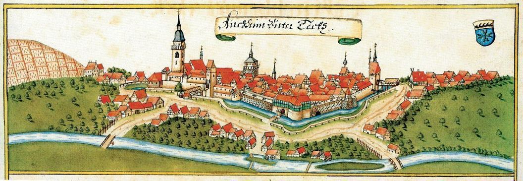 Kirchheim unter Teck, by Andreas Kieser, 1683