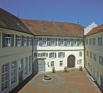 Interior courtyard of Kirchheim Palace