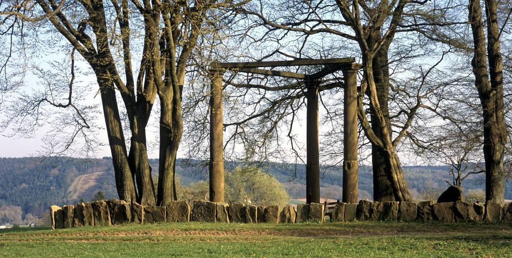 Reconstruction of a gallows