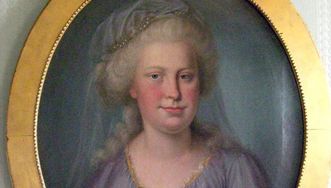 Portrait of Duchess Franziska von Hohenheim, now hanging in Kirchheim Palace